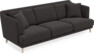 Macy Lux - 3-sits soffa XL - Svart