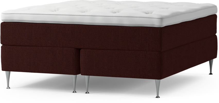 Delux Dream - Kontinentalsäng, dubbelsäng med bäddmadrass och sängben