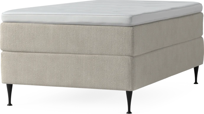 Delux Exclusive, Kontinentalsäng, enkelsäng 120 cm med bäddmadrass och sängben