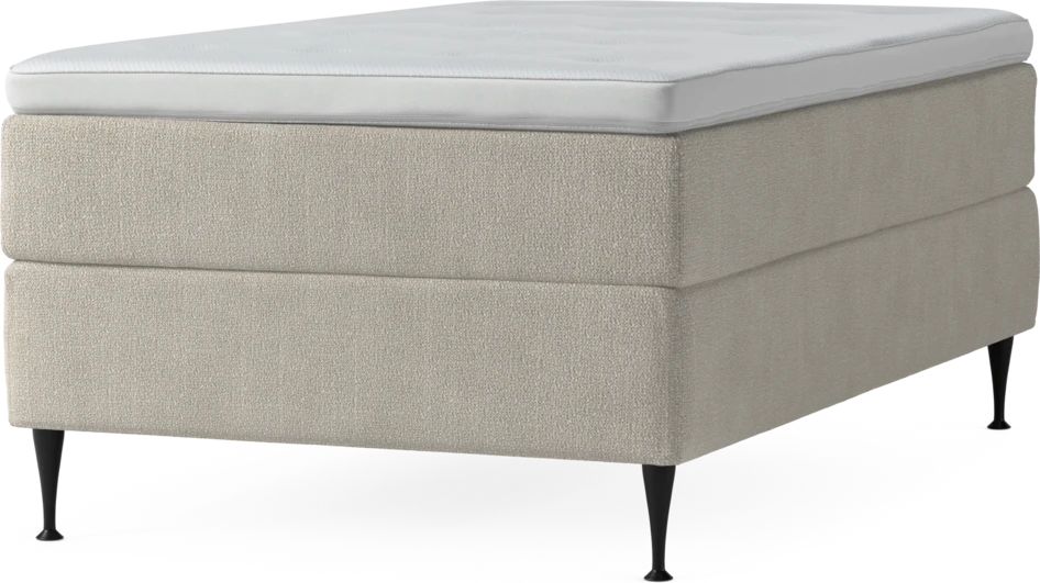 Delux Exclusive - Kontinentalsäng, enkelsäng 120 cm med bäddmadrass och sängben