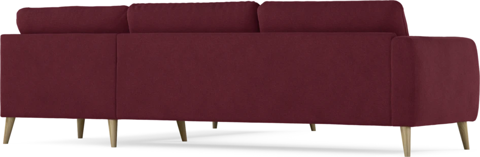 Bridge - Hörnsoffa, 3+2-sits - Röd