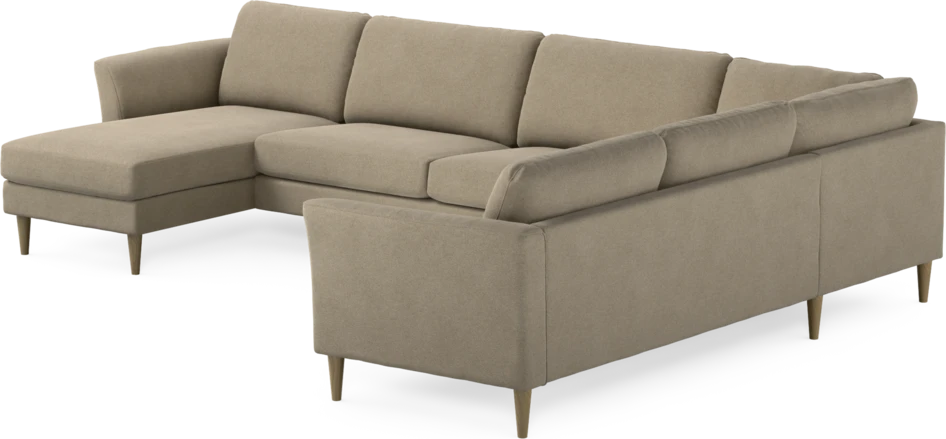 Bridge - Hörnsoffa, 3+2-sits med schäslong vänster - Beige