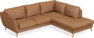 Madison - 2-sits soffa med divan höger - Orange
