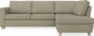 Friday - 2,5-sits soffa med divan höger - Beige