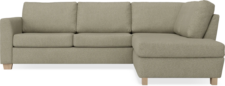 Friday - 2,5-sits soffa med divan höger - Beige