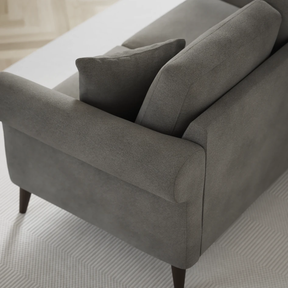 Eden - 2,5-sits soffa svängd - Grå