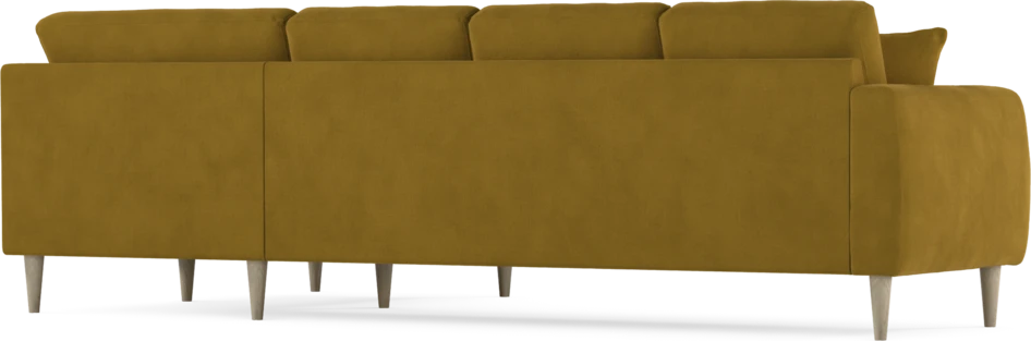 Eden - Hörnsoffa, 3+1-sits - Gul