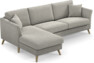 Eden - 2,5-sits soffa med schäslong - Grå