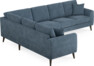 Eden - Hörnsoffa, 2+3-sits - Blå
