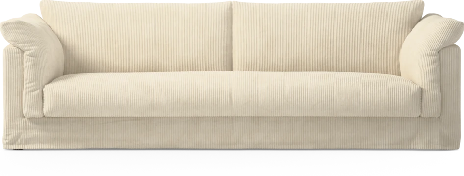 Cherrie Klädsel - Klädsel till 4-sits soffa, hel dyna - Vit