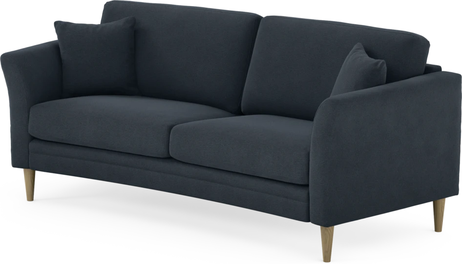 Eden - 2,5-sits soffa svängd - Blå