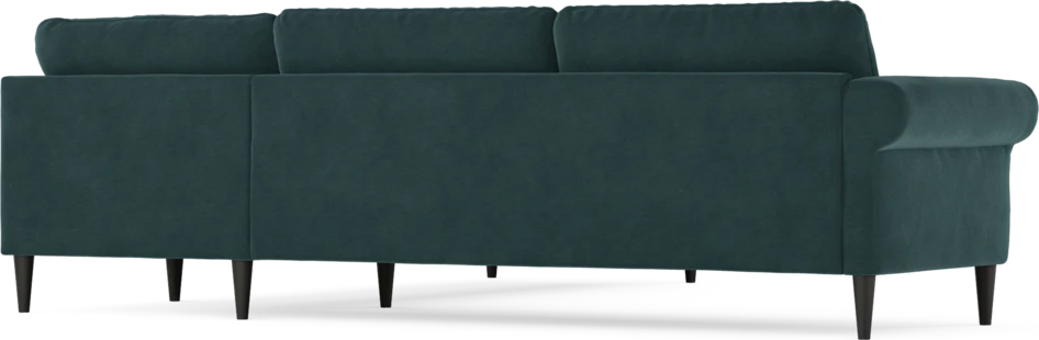 Bridge - Hörnsoffa, 3+3-sits - Blå