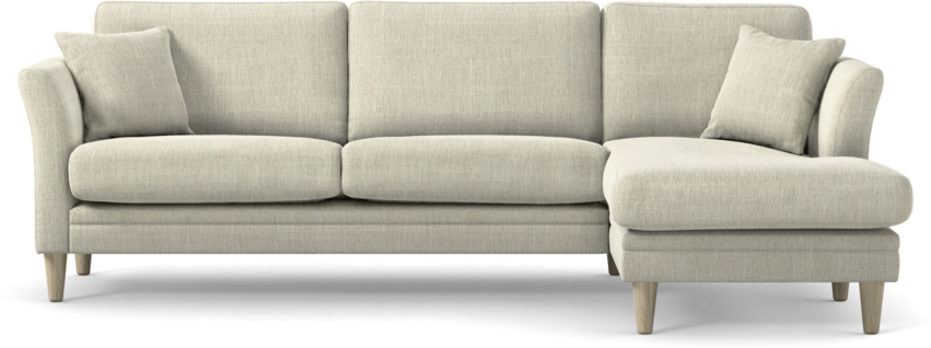 Eden - 2,5-sits soffa med schäslong - Beige