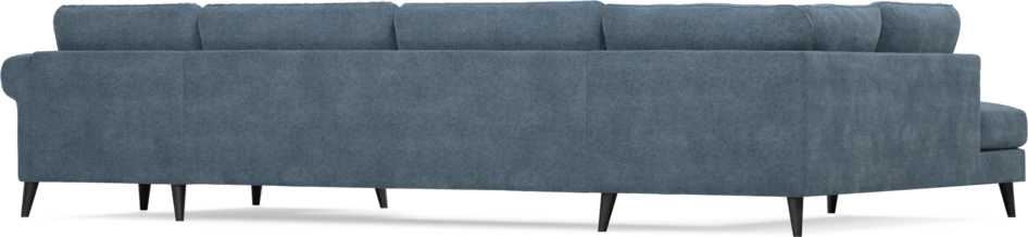 Bridge - 3-sits soffa med divan vänster och schäslong höger - Blå