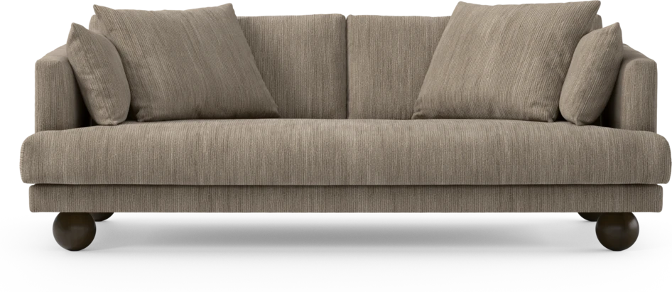 Harper - 3-sits soffa, hel dyna - Beige