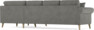 Eden - Hörnsoffa, 3+1-sits - Grå