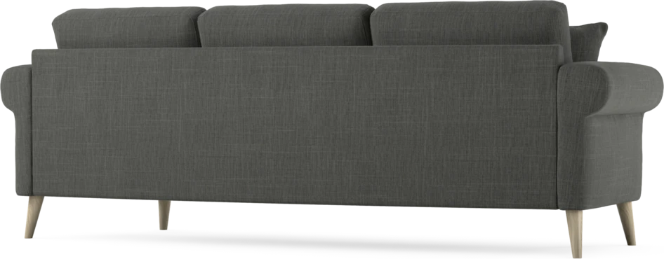 Eden - 3-sits soffa svängd - Grå