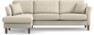 Eden - 2,5-sits soffa med schäslong - Beige