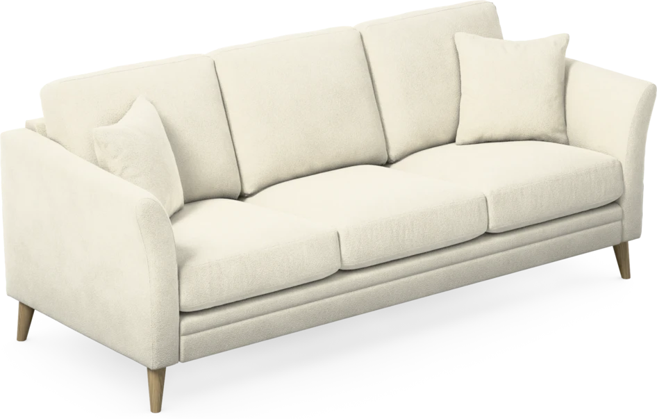 Eden - 3-sits soffa - Vit