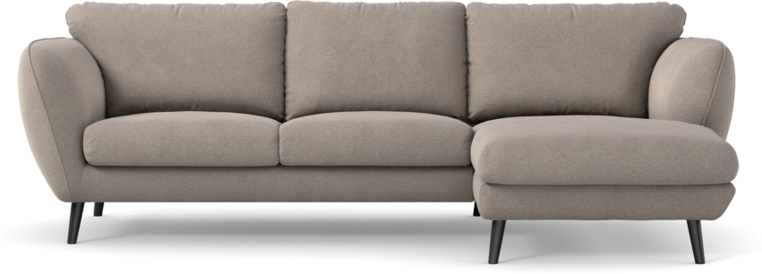 Madison - 2-sits soffa med schäslong höger - Beige