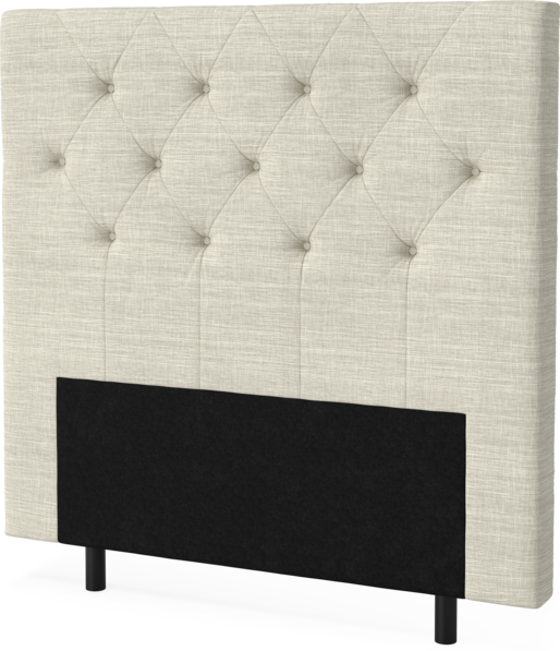 New York pikerad - Sänggavel, 90-210 cm - Beige
