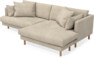 Harper - 4-sits med schäslong XL höger - Beige