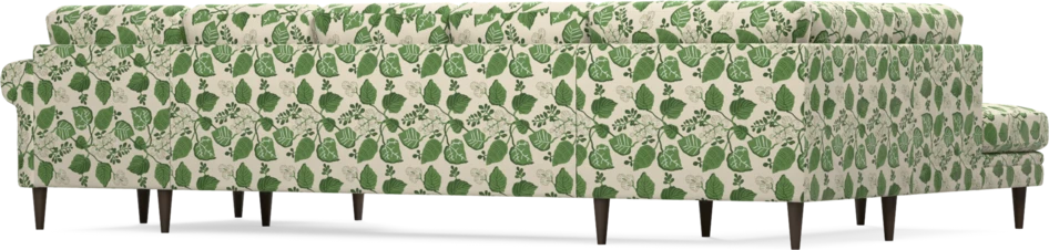 Eden - 3-sits soffa med divan vänster och schäslong höger - Flerfärgad
