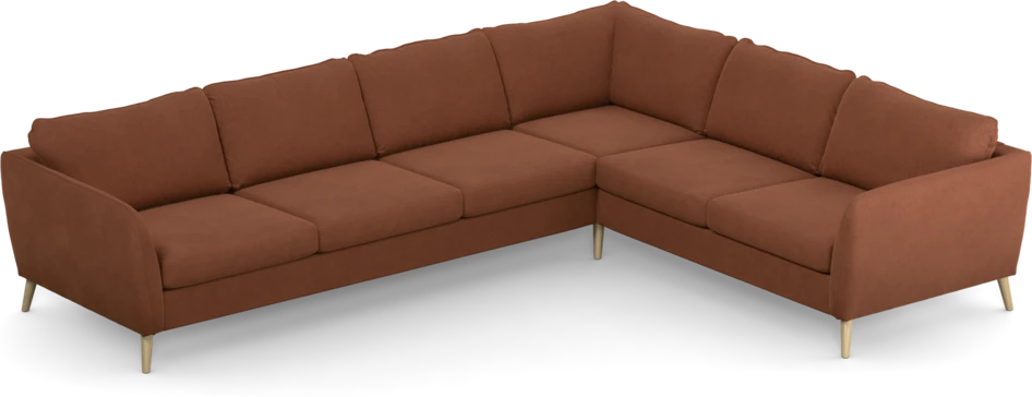 County - Hörnsoffa, 3+2-sits - Orange