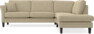 Eden - 2,5-sits soffa med divan - Beige