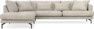 Harper - 3-sits soffa med divan vänster - Beige