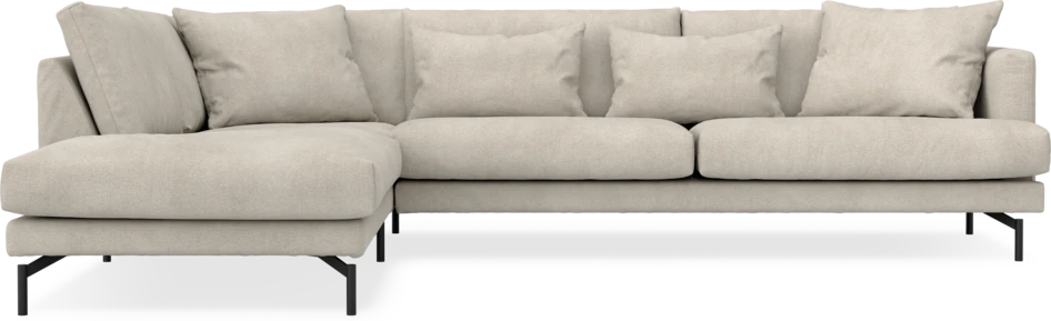 Harper - 3-sits soffa med divan vänster - Beige