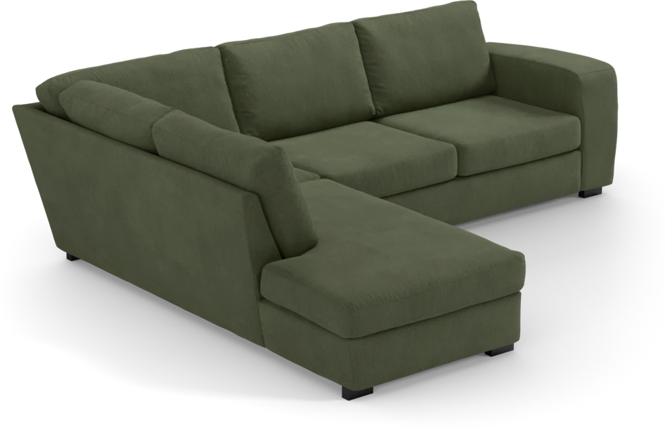 Friday - 2,5-sits soffa med divan vänster - Grön