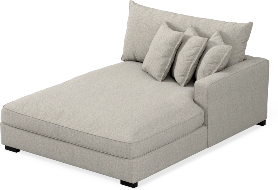 Rossi - Schäslong XL höger - Beige