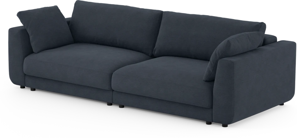Amie - Bäddsoffa 4-sits - Blå