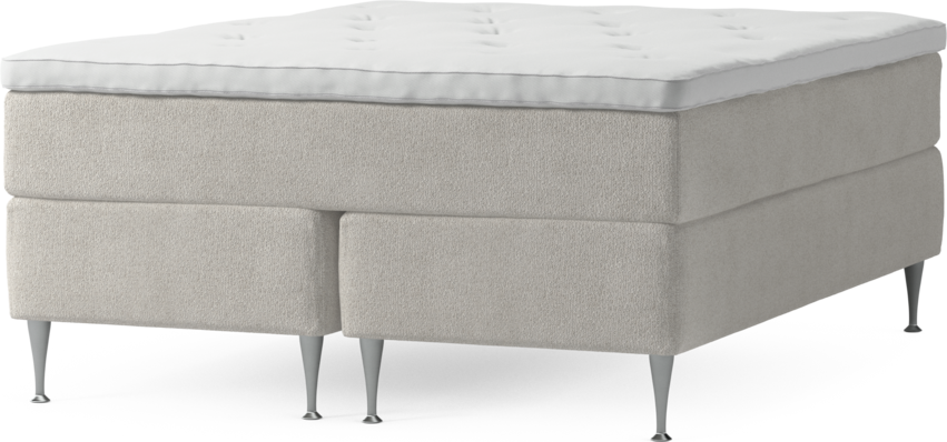 Delux Exclusive - Kontinentalsäng, dubbelsäng med bäddmadrass och sängben