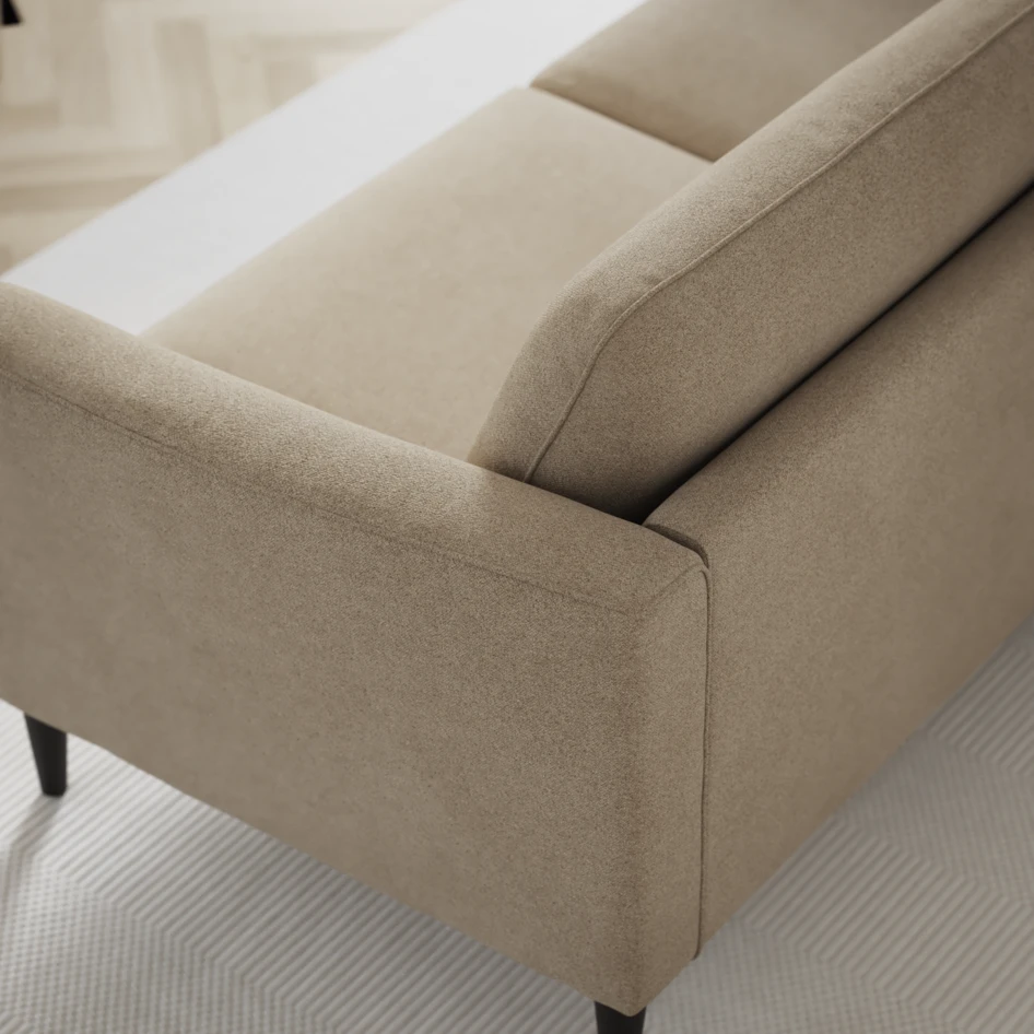 Bridge - Hörnsoffa, 2+3-sits med schäslong höger - Beige