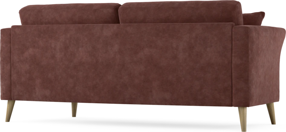 Eden - 2,5-sits soffa svängd - Röd
