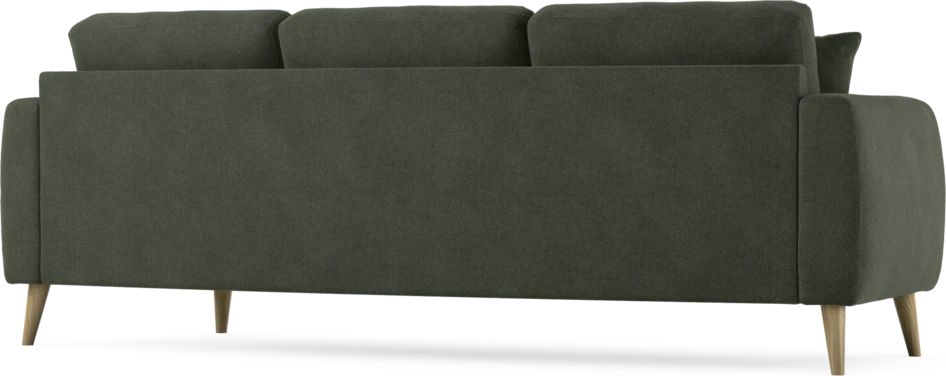 Eden - 3-sits soffa svängd - Grön