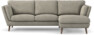 Madison Lux - 2-sits soffa med schäslong höger - Vit