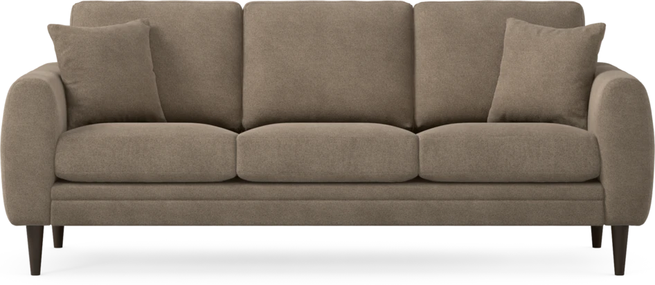 Eden - 3-sits soffa - Brun