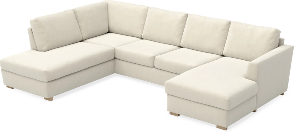 Friday - 3-sits soffa med divan vänster och schäslong höger - Beige