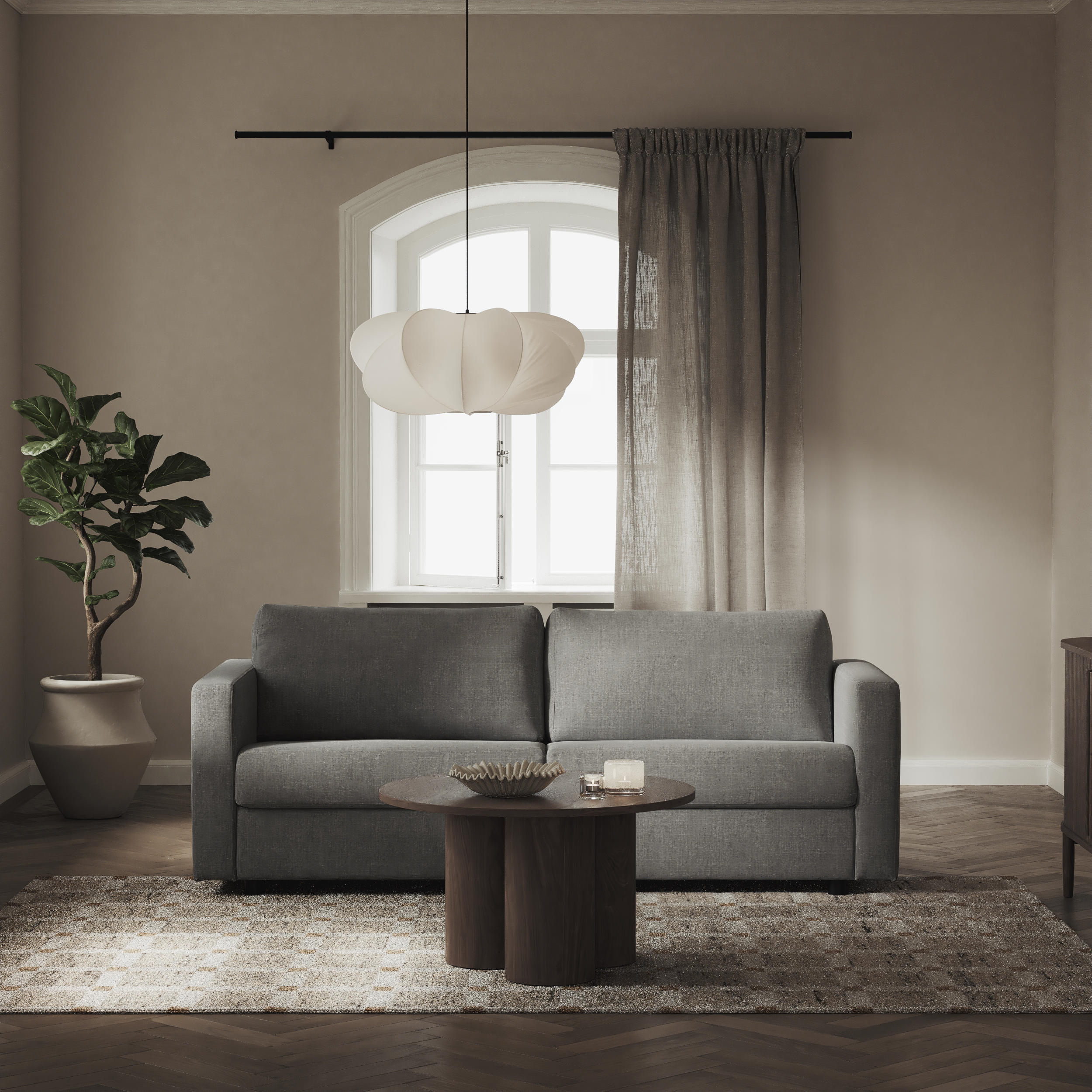 Lindö - Bäddsoffa 3-sits  - inspiration
