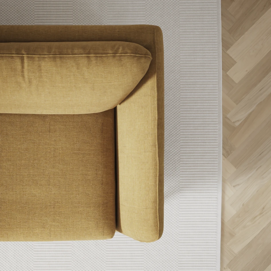 Madison Lux - Fåtölj, 90 cm - Gul