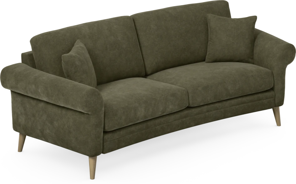 Eden - 2,5-sits soffa svängd - Grön