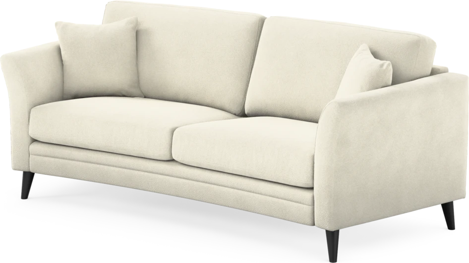 Eden - 2,5-sits soffa svängd - Vit