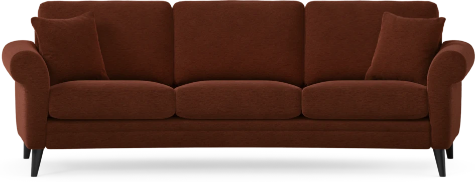 Eden - 3-sits soffa svängd - Orange