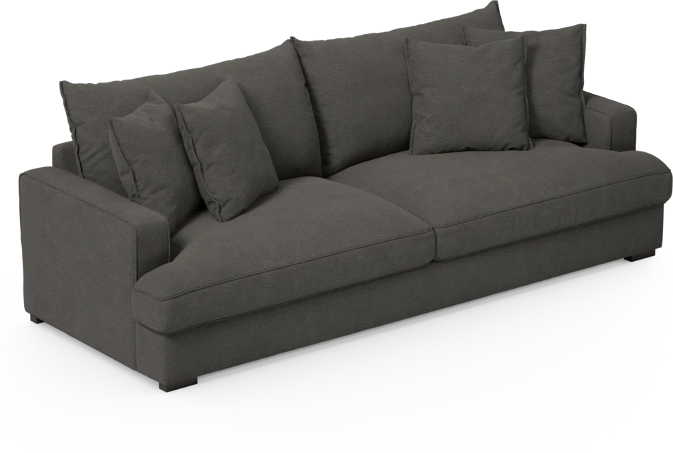 Mila - 4-sits soffa - Brun