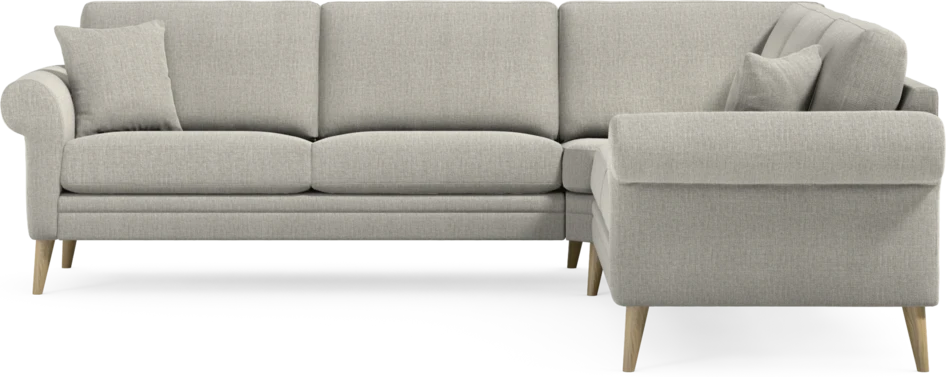 Eden - Hörnsoffa, 2,5+2,5-sits - Grå