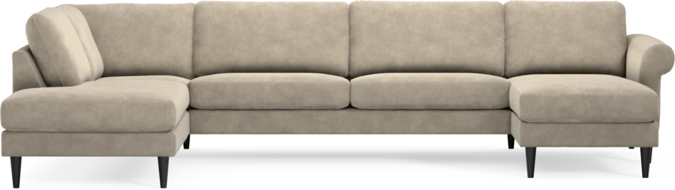 Bridge - 3-sits soffa med divan vänster och schäslong höger - Beige