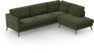 Bridge - 3-sits soffa med divan höger - Grön